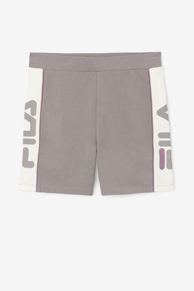 Fila Shorts Womens Grey - Davina Bike - Philippines 7416238-JO